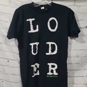 Ed Sheeran Louder Black Graphic T-Shirt